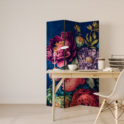 BLOOMING ELEGANCE Biombo de 3 paneles