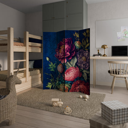 BLOOMING ELEGANCE Biombo de 4 paneles
