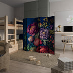 BLOOMING ELEGANCE 5-Panel Room Divider