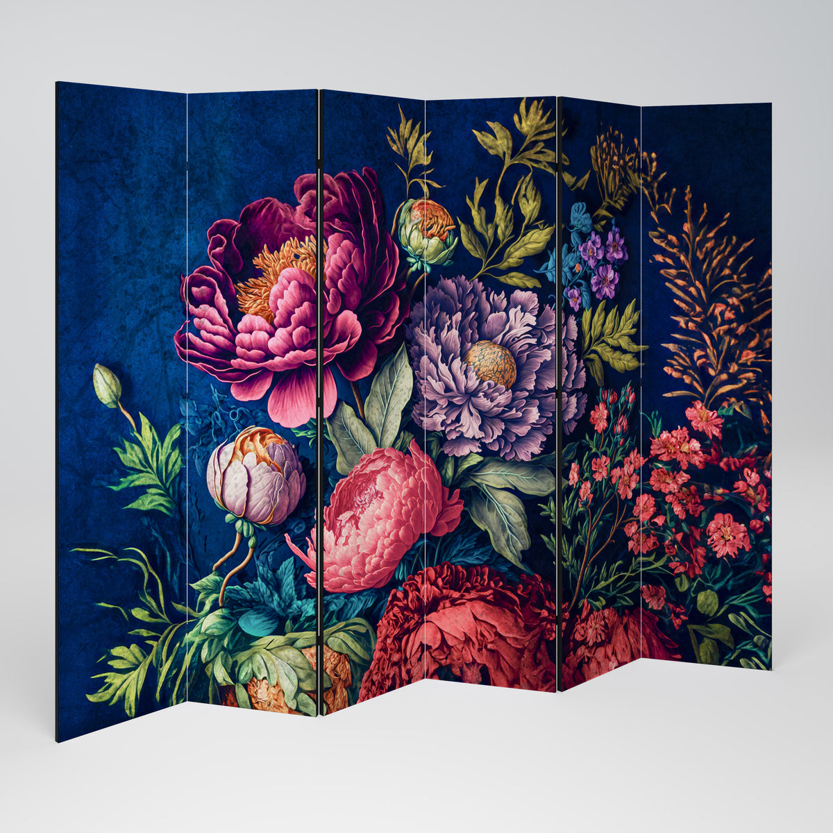 BLOOMING ELEGANCE Biombo de 6 paneles