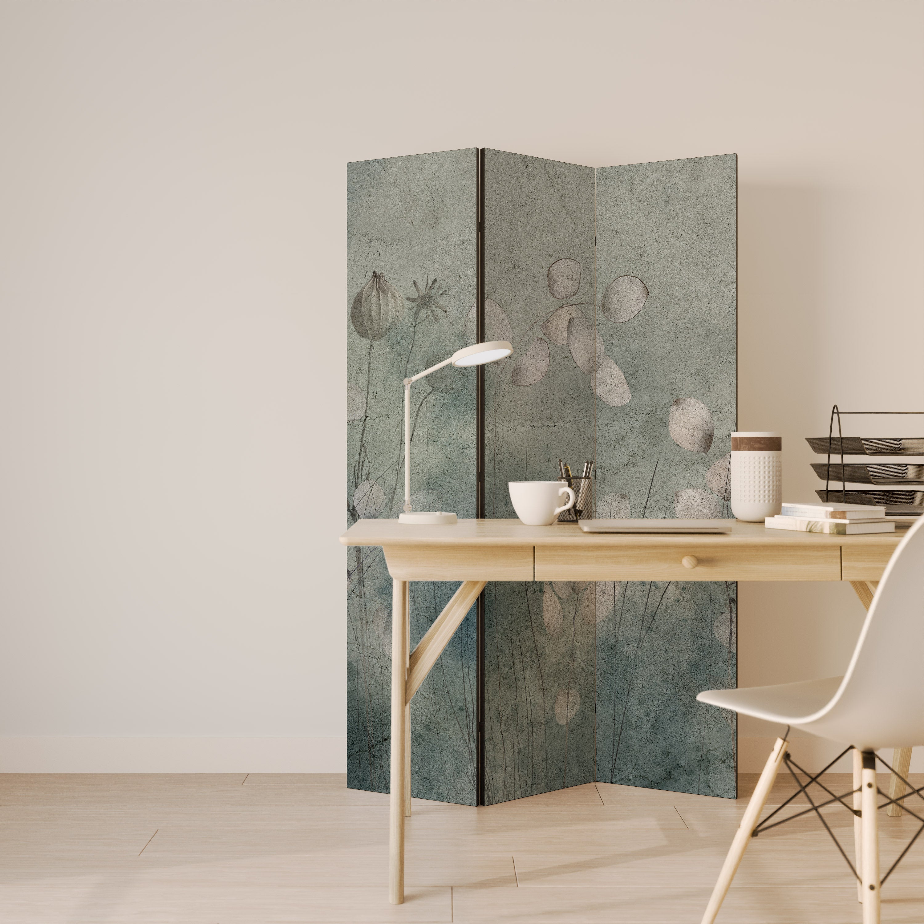 Biombo decorativo de 3 paneles NIGHT LADY