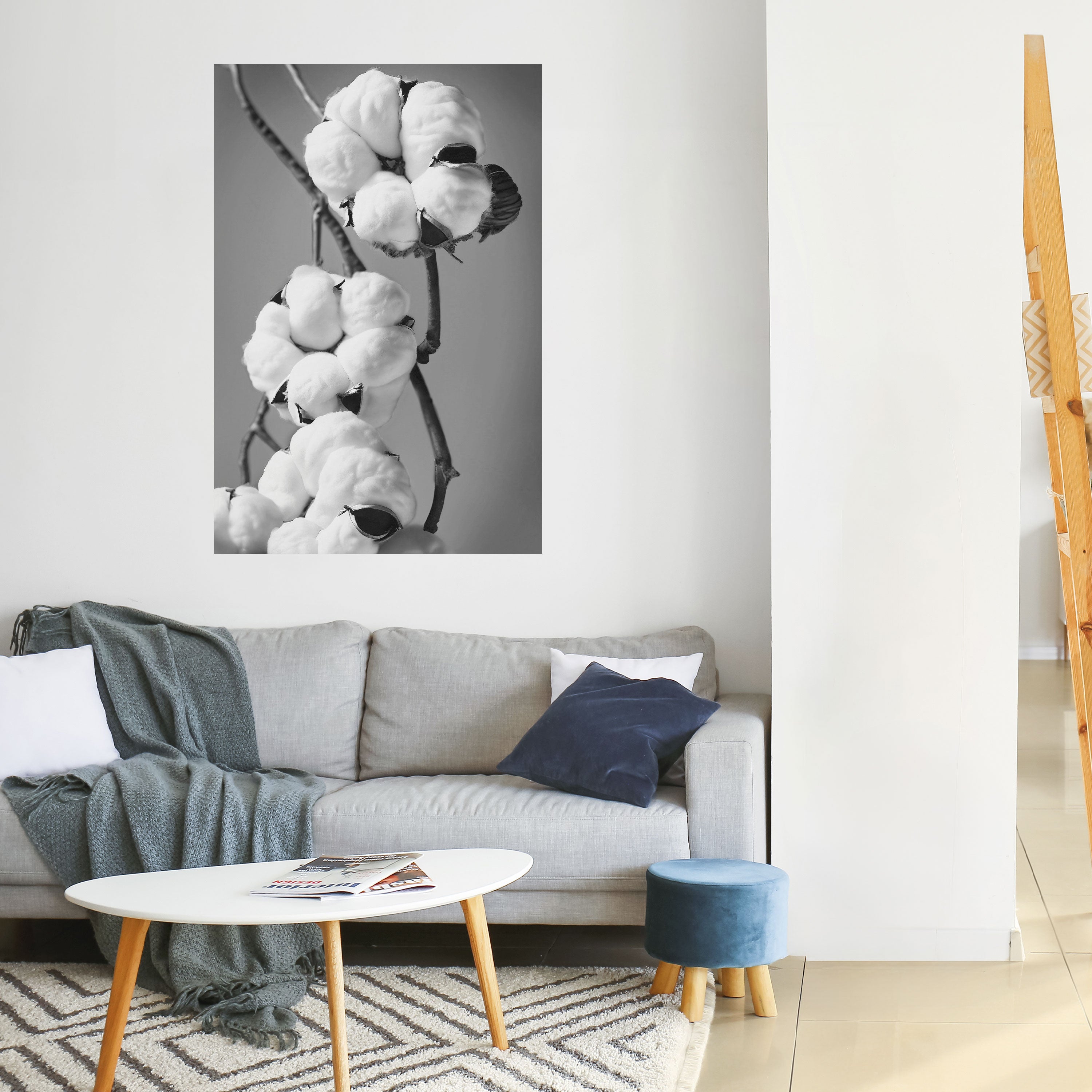 COTTON DREAMSCAPE Peel and Stick Vertical Poster