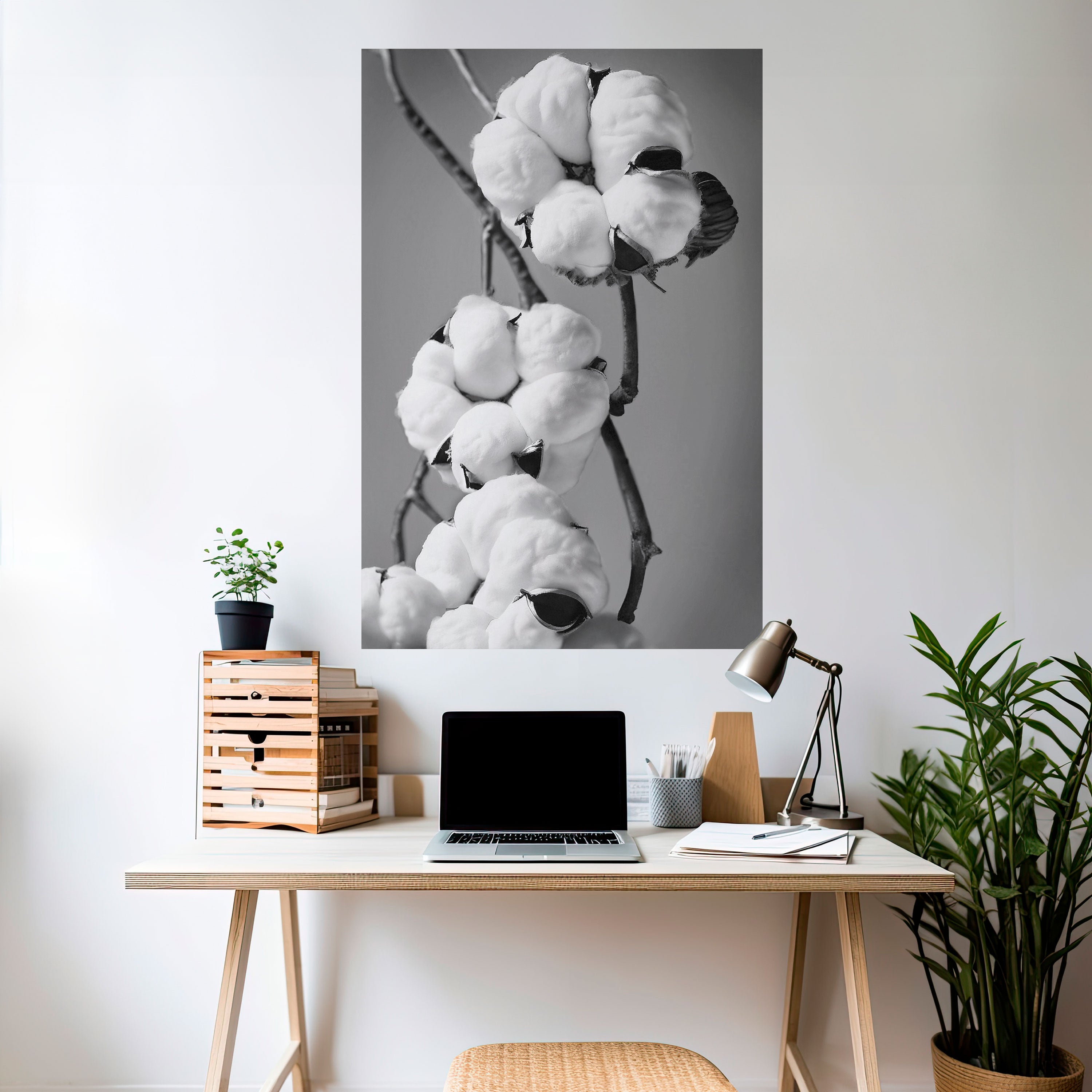 COTTON DREAMSCAPE Peel and Stick Vertical Poster