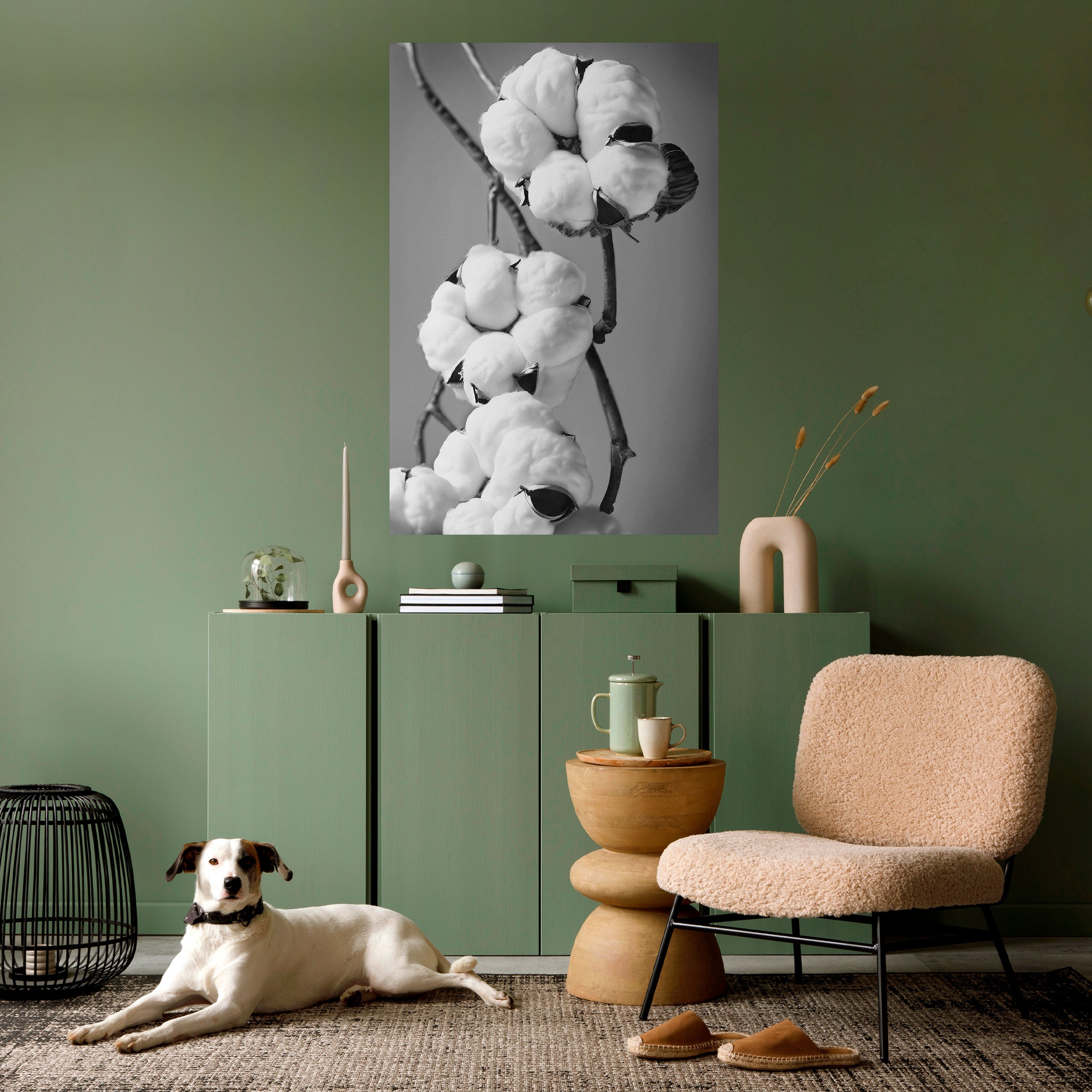 COTTON DREAMSCAPE Peel and Stick Vertical Poster