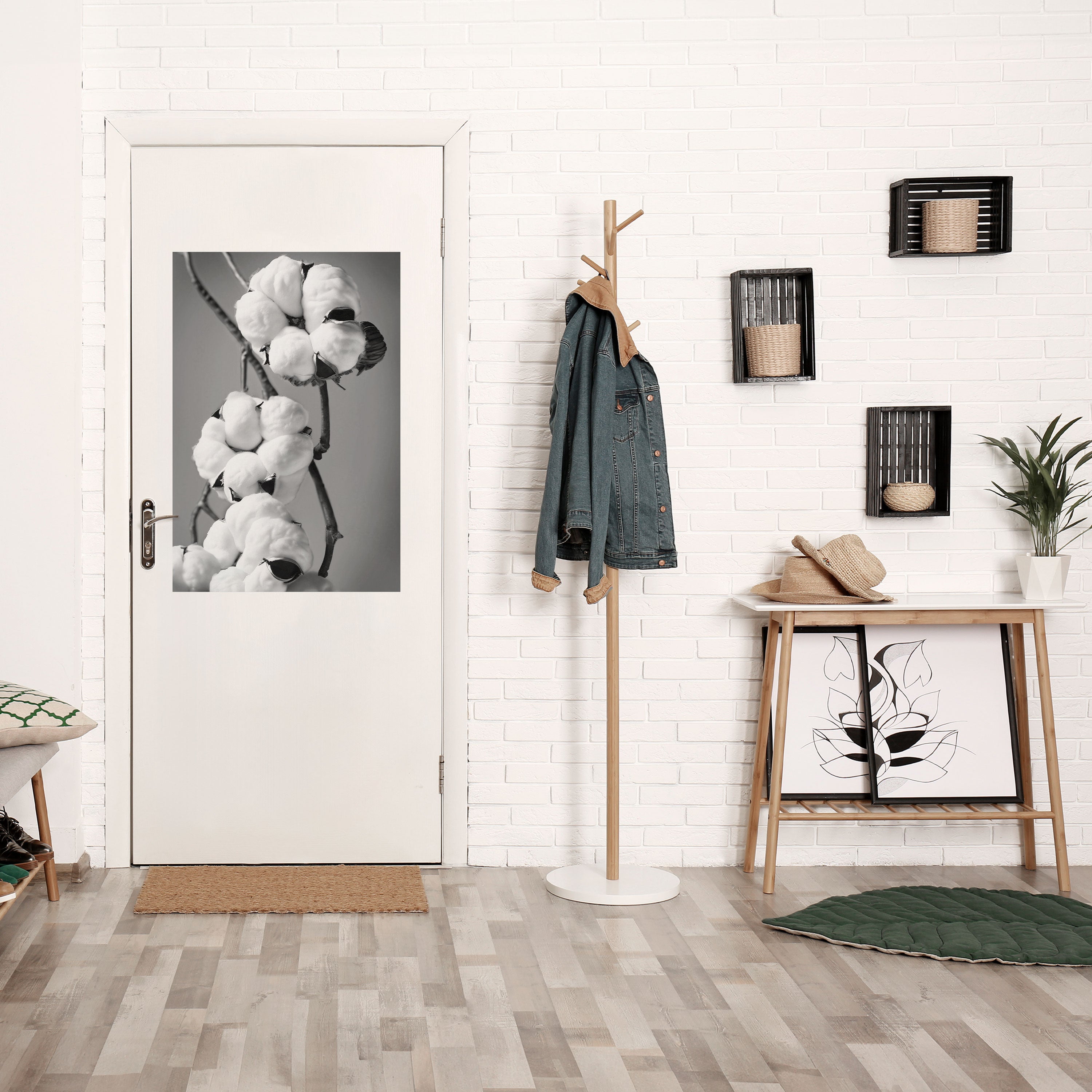 COTTON DREAMSCAPE Peel and Stick Vertical Poster