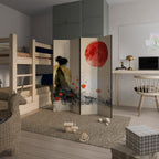 GOLDEN GLOW MEDITATION Biombo de 4 paneles