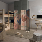 PASTEL DESTINY Biombo de 4 paneles