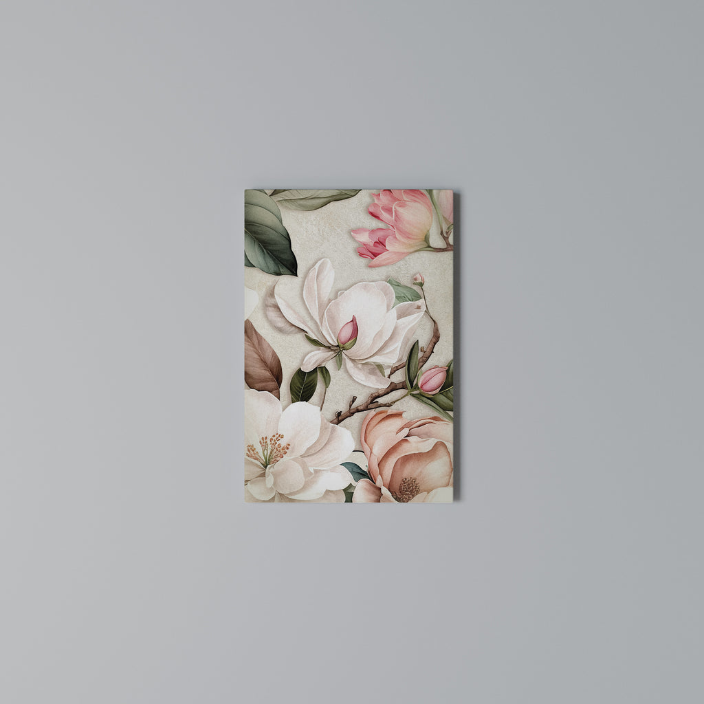 FLORAL GRACE Cuadro en lienzo vertical