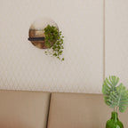 TRANQUIL FIELD Estante Redondo Decorativo en Acabado Negro