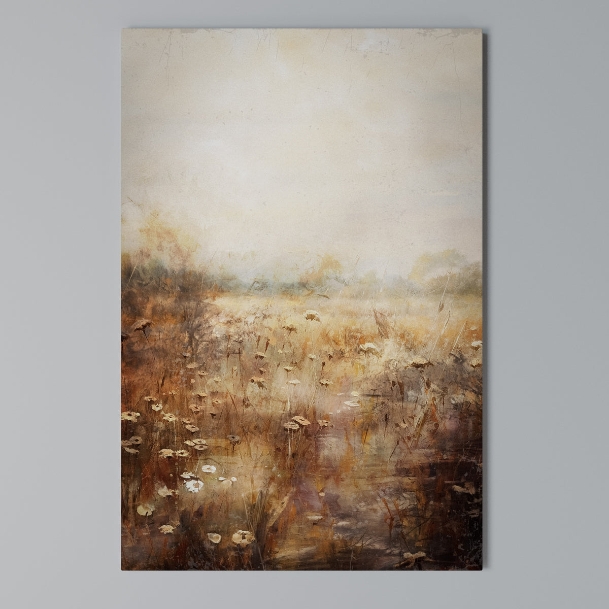 TRANQUIL FIELD Cuadro en lienzo vertical
