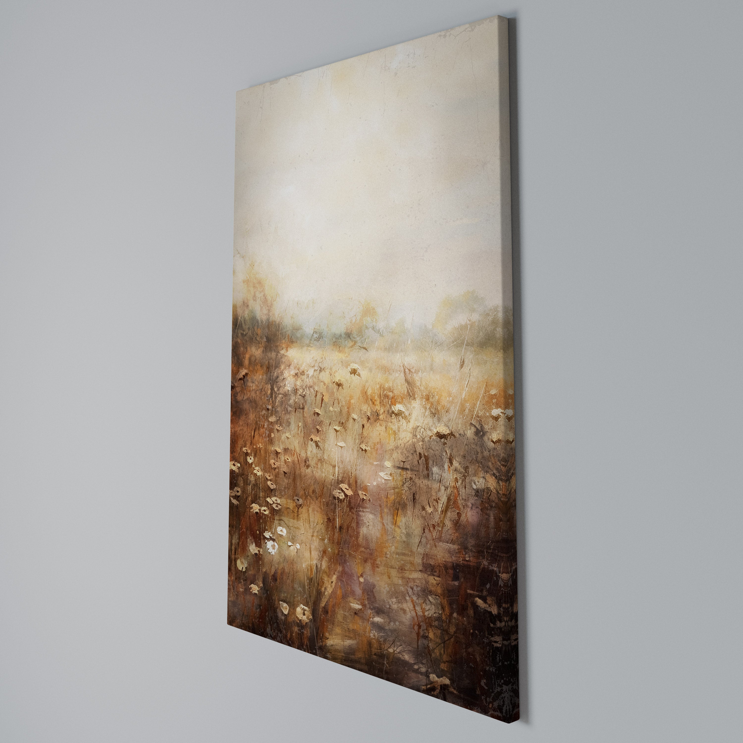 TRANQUIL FIELD Cuadro en lienzo vertical