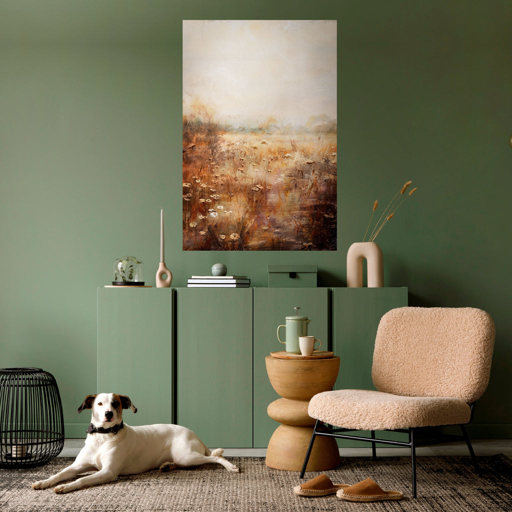 TRANQUIL FIELD Peel and Stick Vertical Poster