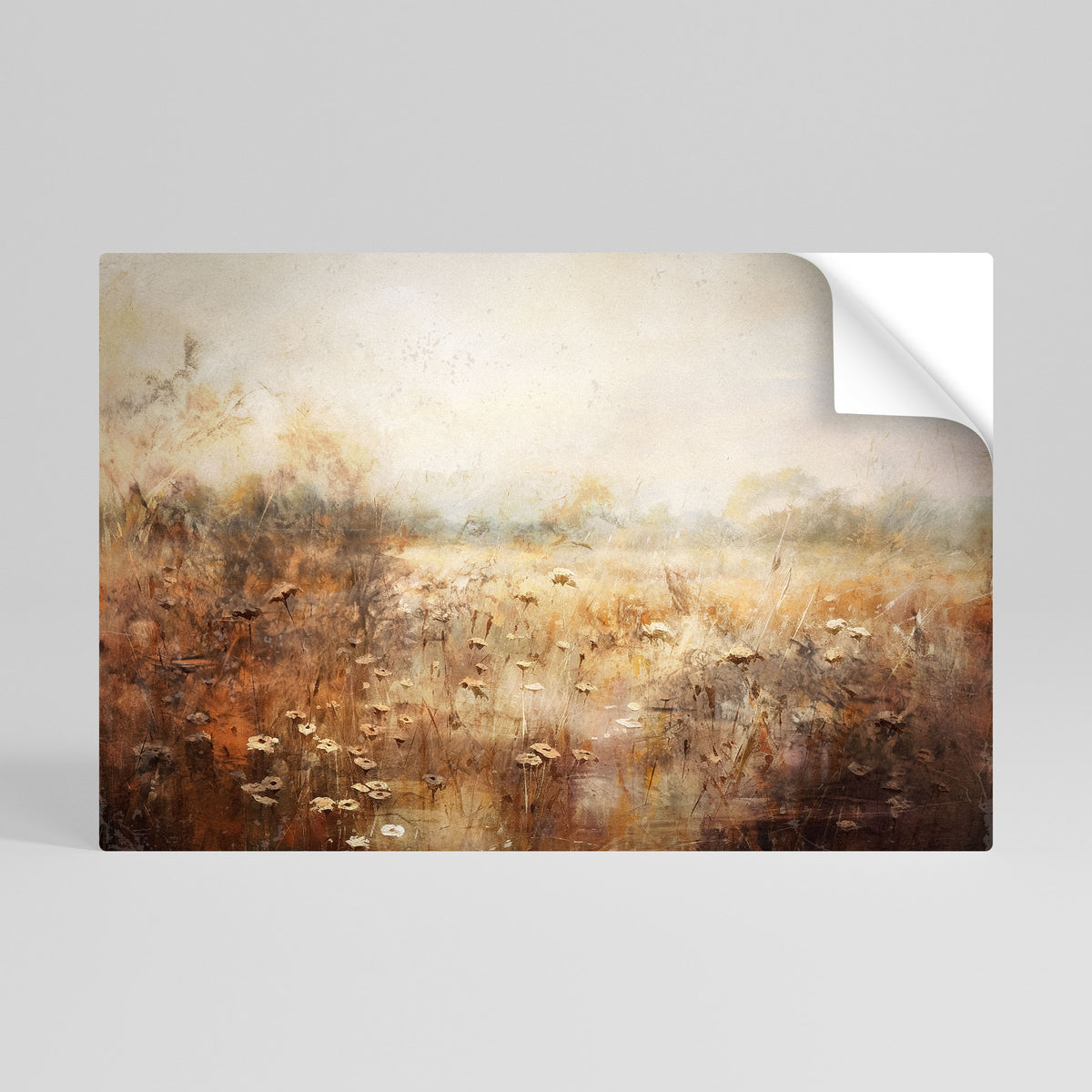TRANQUIL FIELD Póster adhesivo horizontal