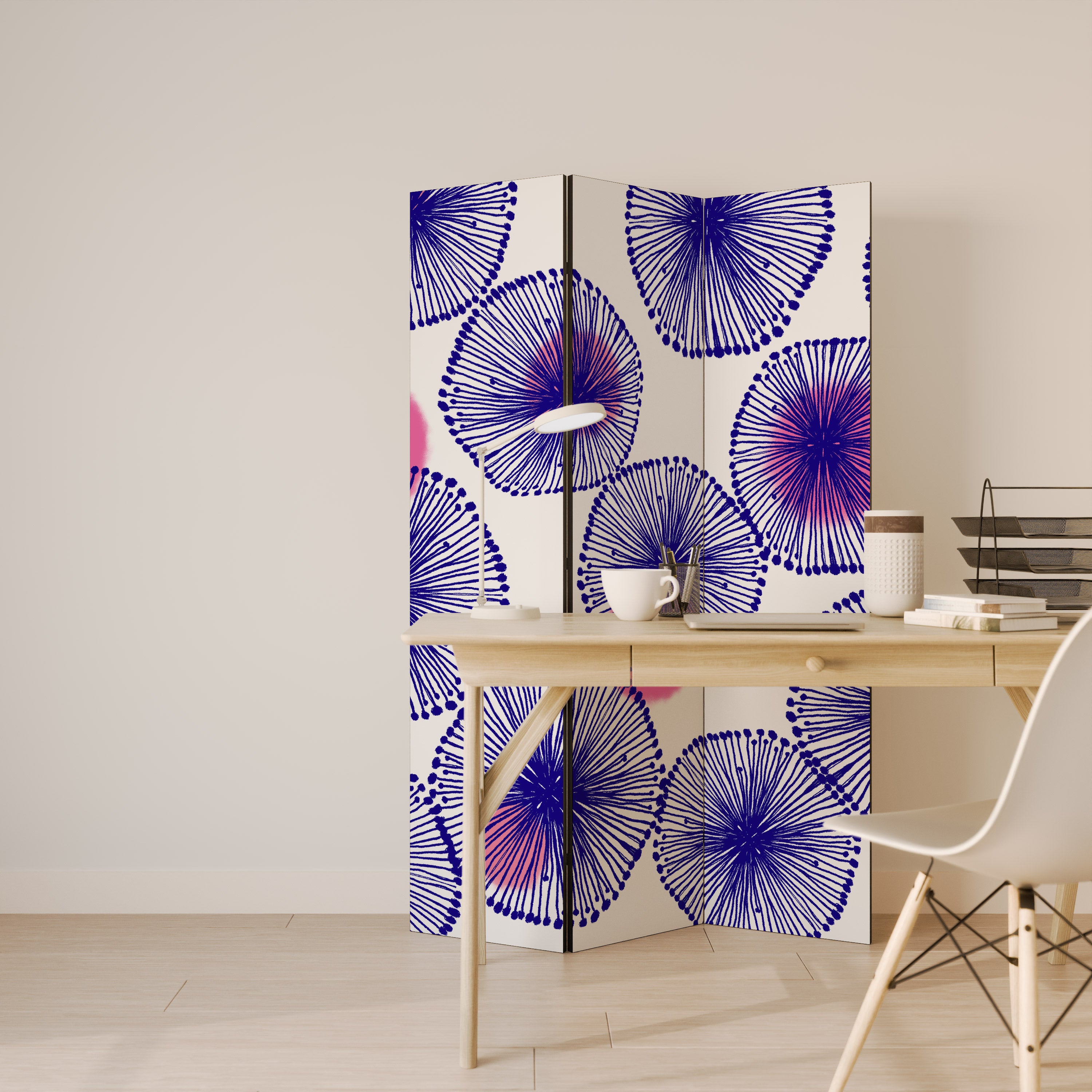 Biombo decorativo de 3 paneles MAGIC NATURE