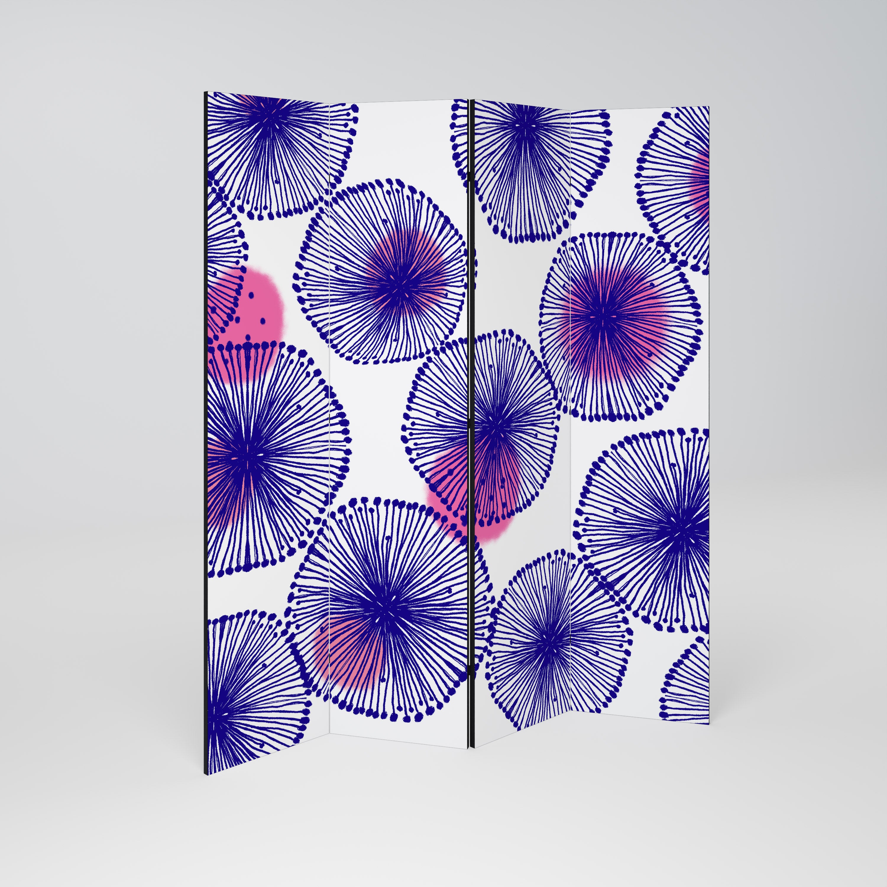 Biombo decorativo de 4 paneles MAGIC NATURE