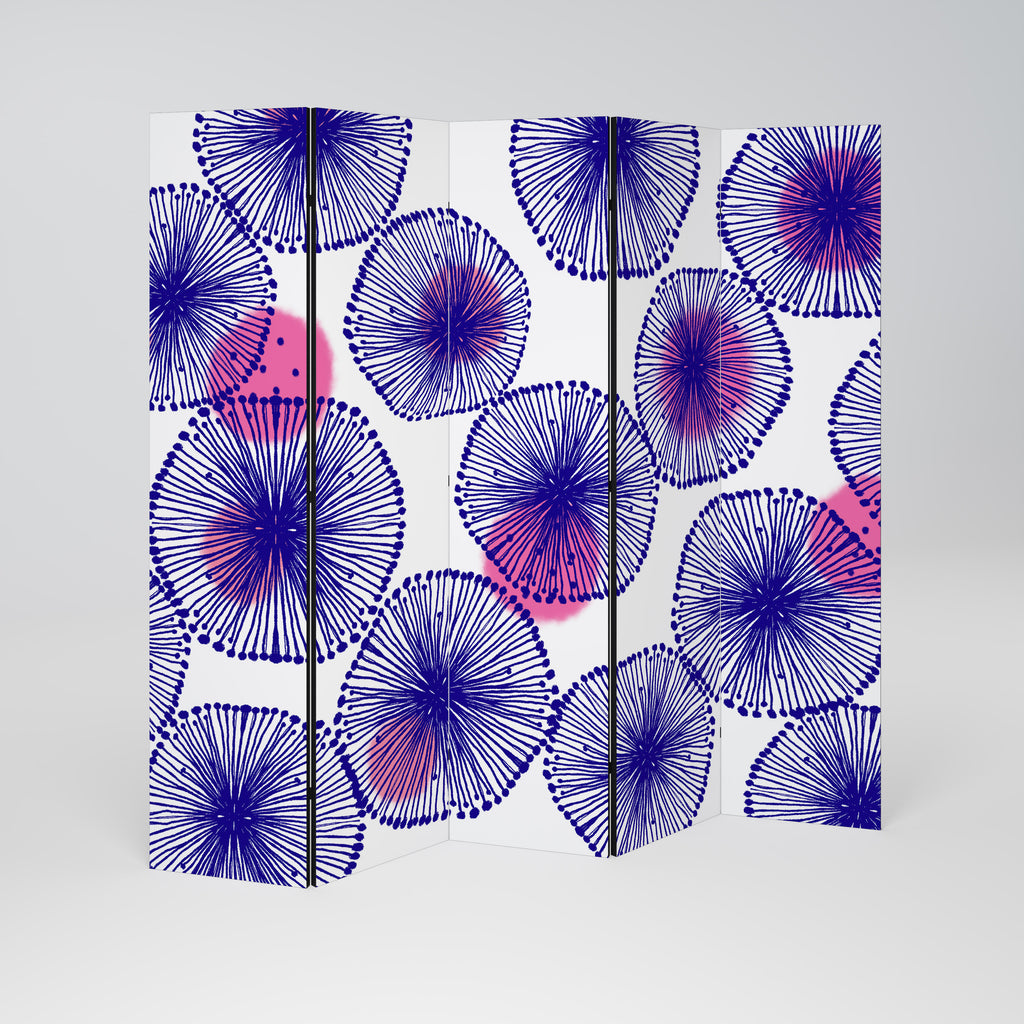 Biombo decorativo de 5 paneles MAGIC NATURE