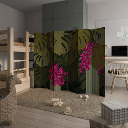 TROPICAL BEAUTY Biombo de 6 paneles
