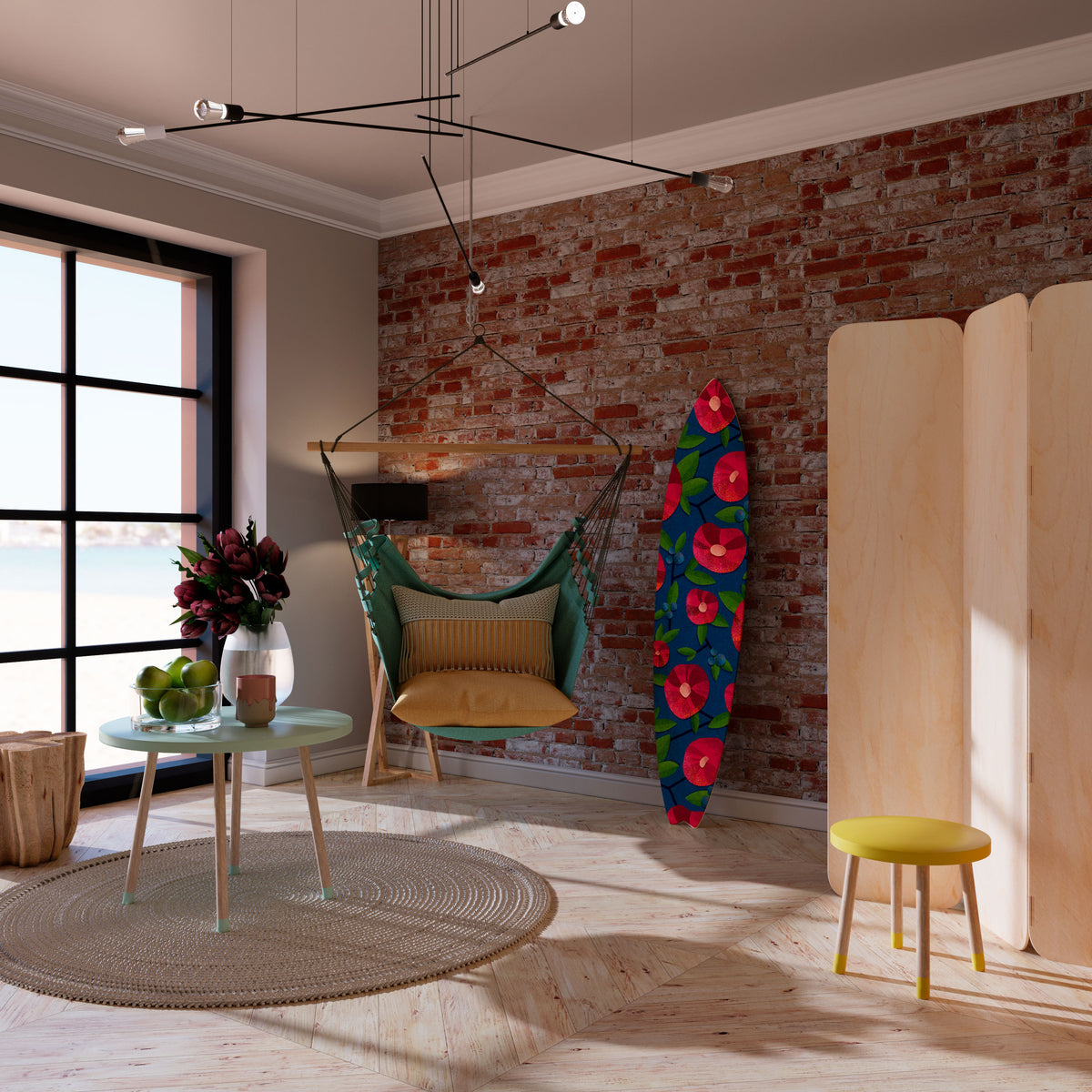 SPRING THOUGHTS Surfboard Decorative Panel