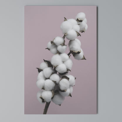 COTTON CLOUDS WHISPER Vertical Canvas Print