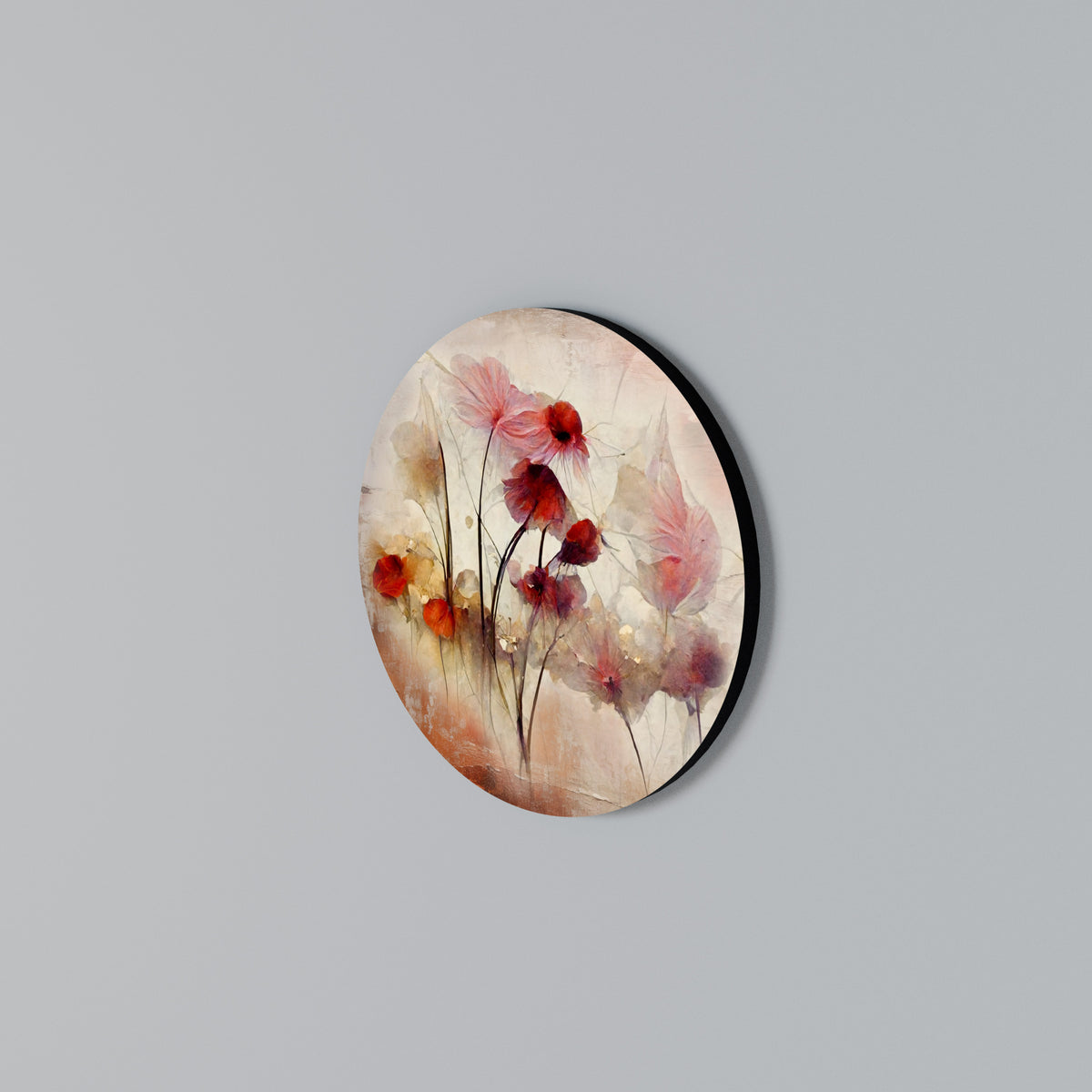 WILD DELICACY Arte de pared redondo