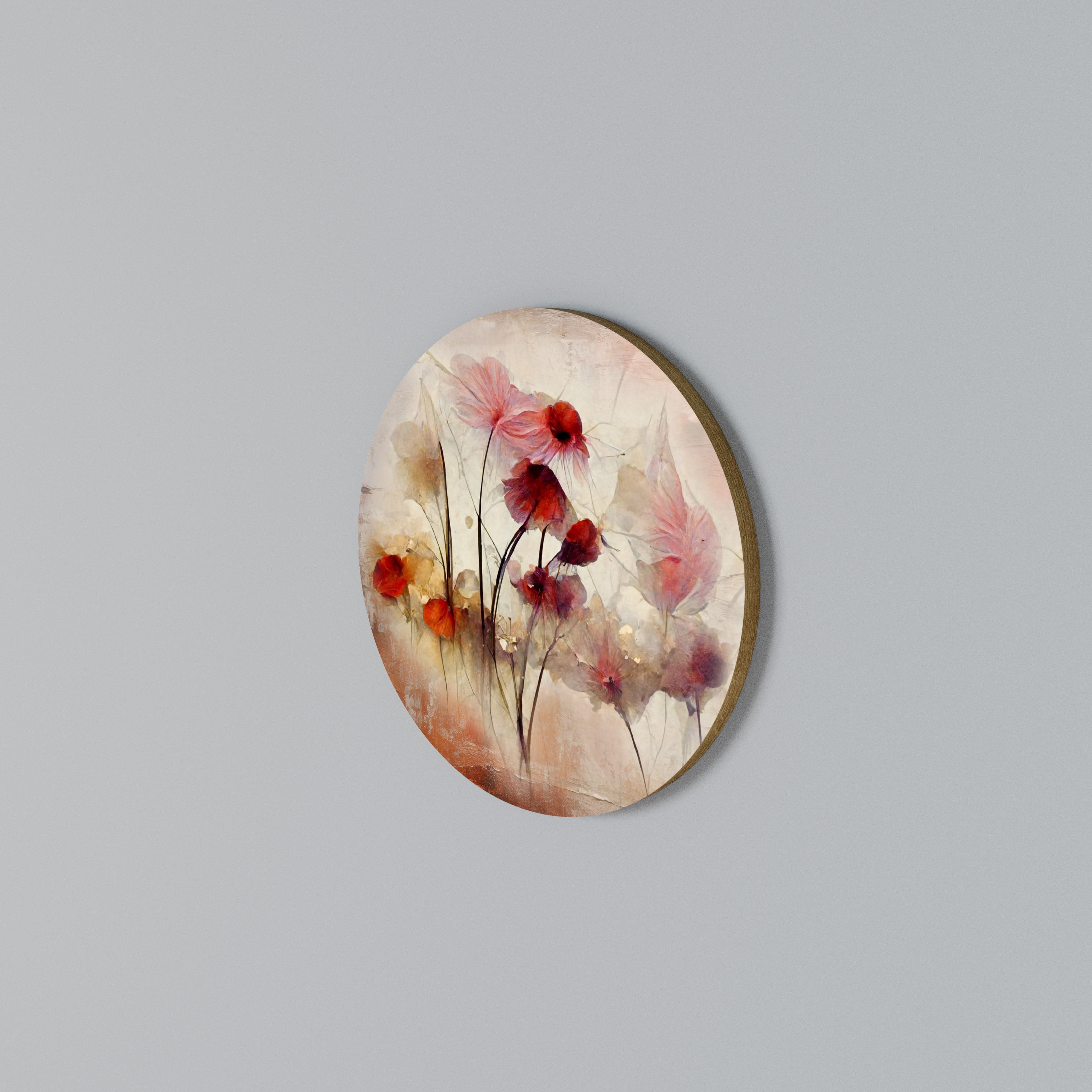 WILD DELICACY Round Wall Art