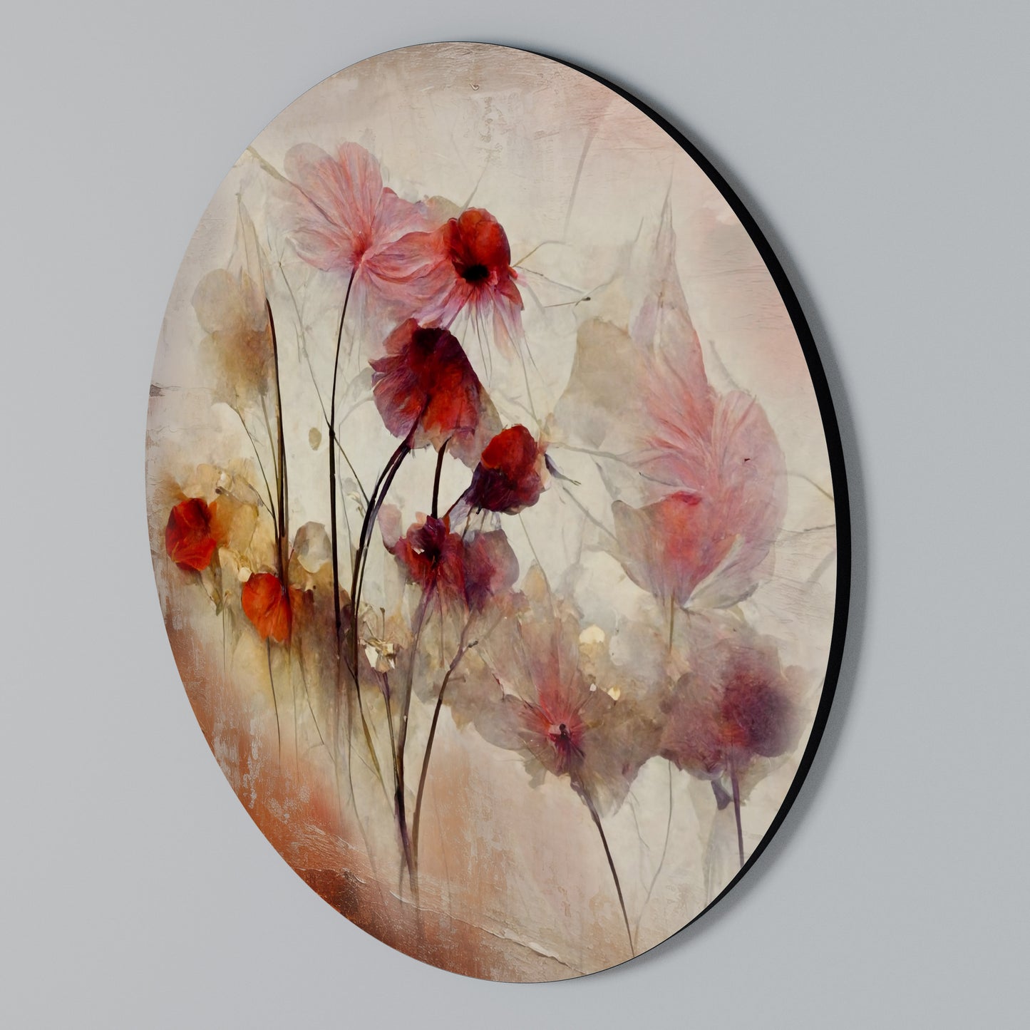 WILD DELICACY Arte de pared redondo