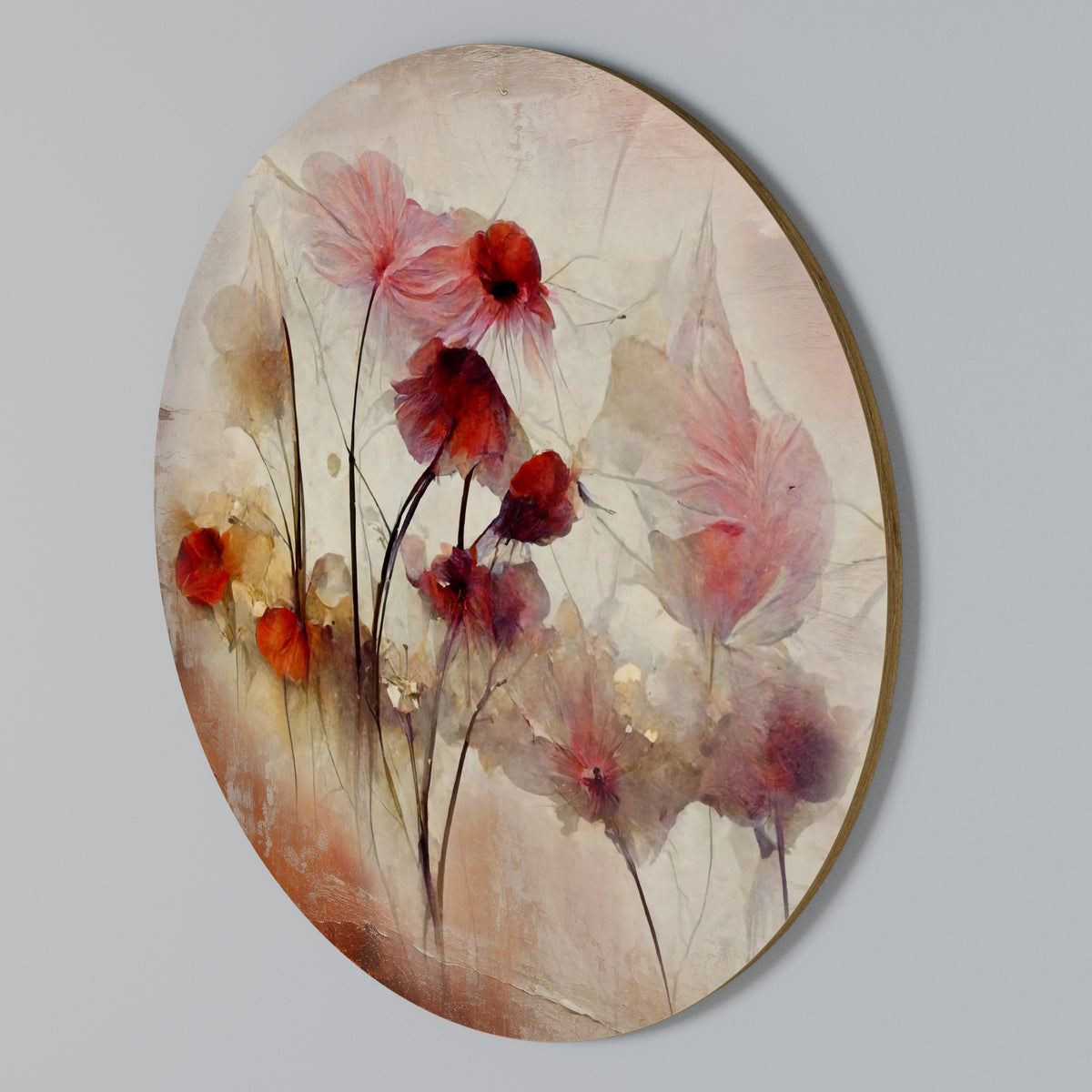 WILD DELICACY Arte de pared redondo