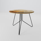 Mesa de centro EMBRACE en tono dorado 69