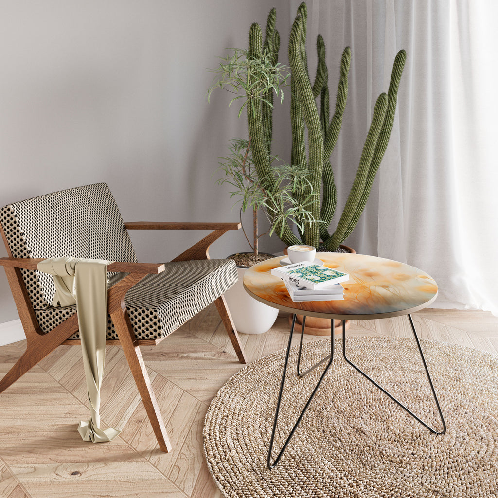 Mesa de centro EMBRACE en tono dorado 69