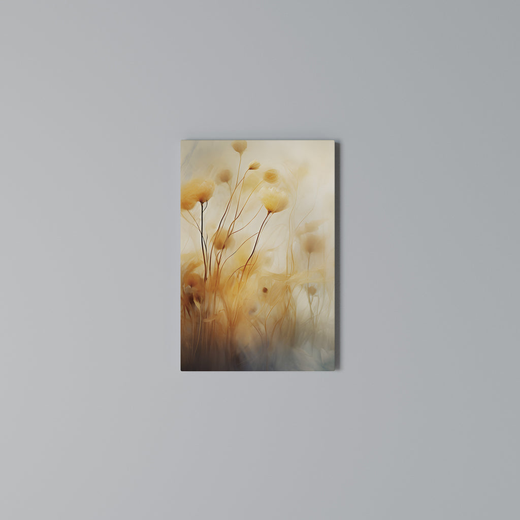 GOLDEN HUE EMBRACE Cuadro en lienzo vertical