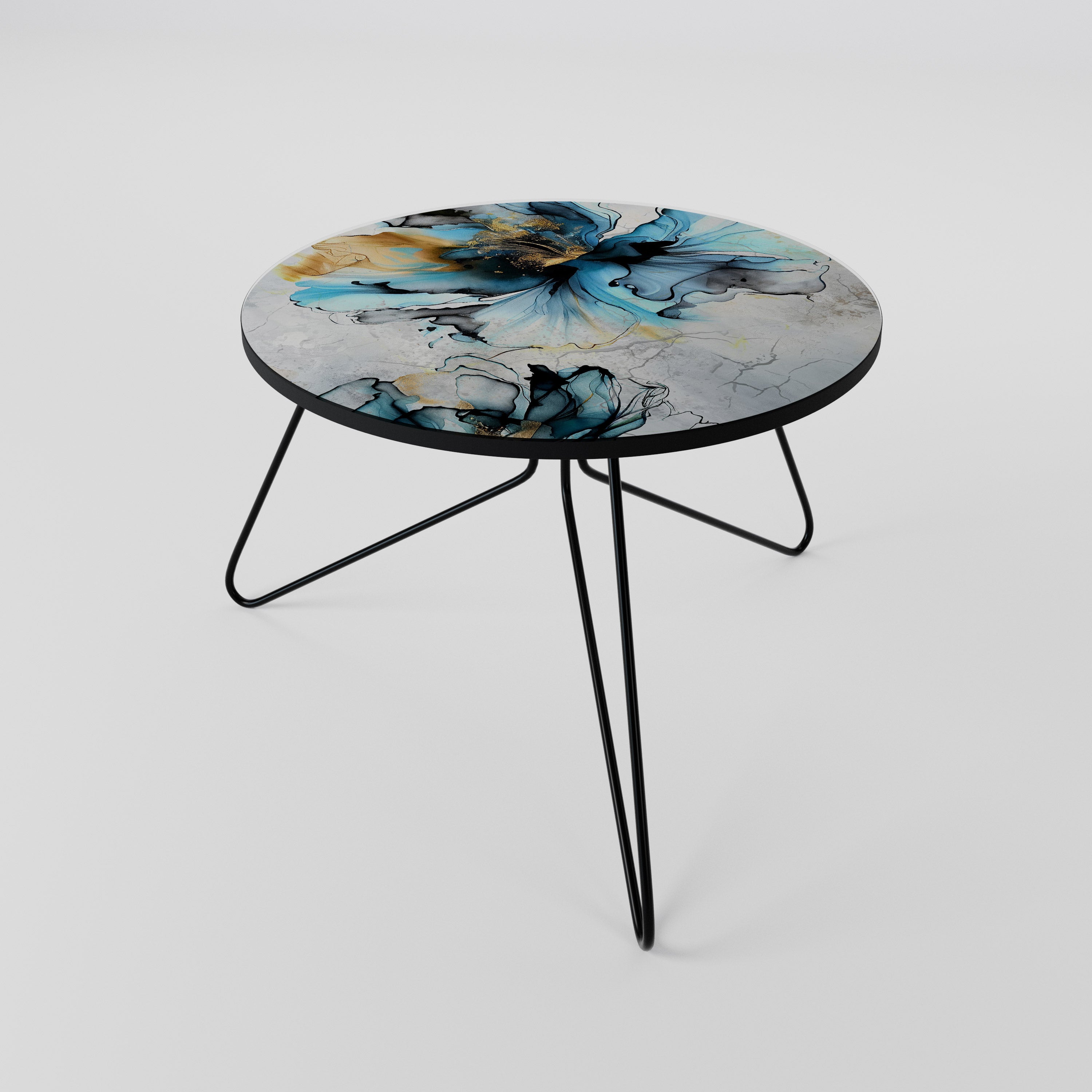 COBALT BLOSSOMS Coffee Table 60