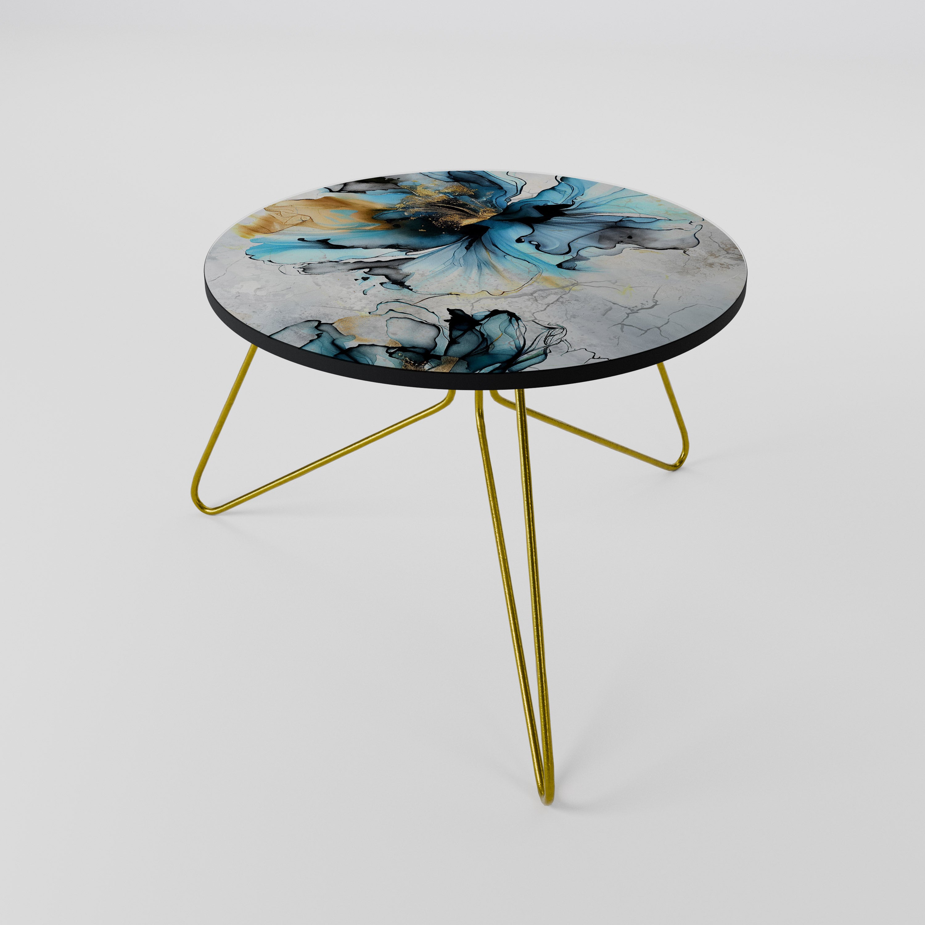 COBALT BLOSSOMS Coffee Table 60