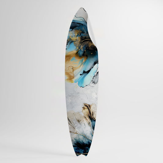 COBALT BLOSSOMS Vinilo decorativo de tabla de surf