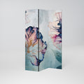 ICY BLOSSOMS 3-Panel Room Divider