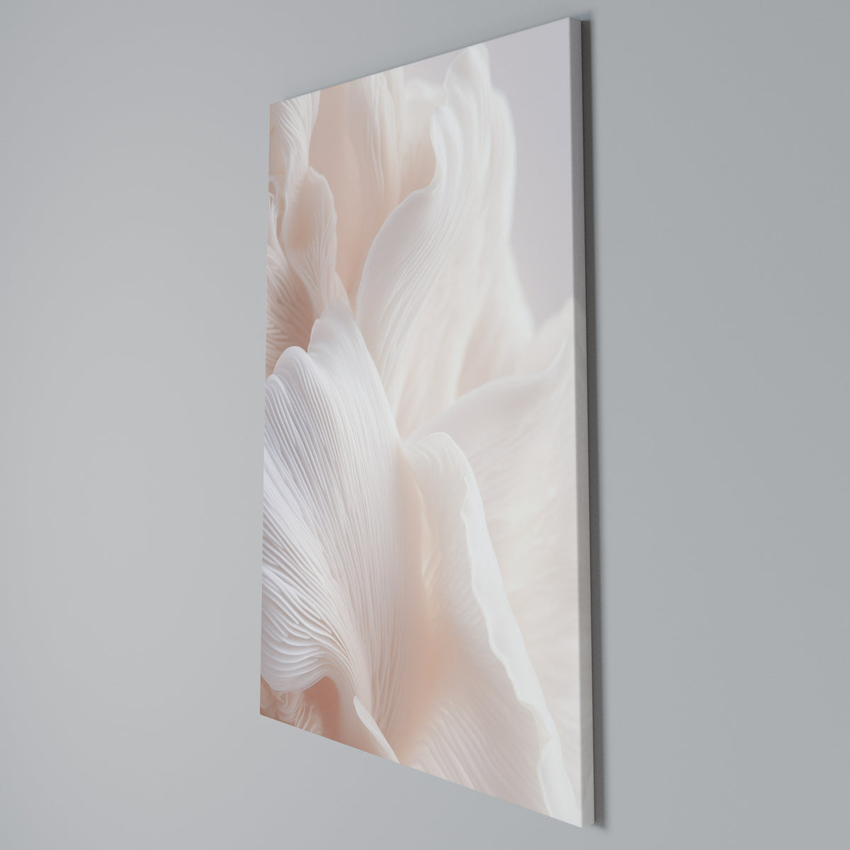 DELICATE PINK HARMONY Cuadro en lienzo vertical