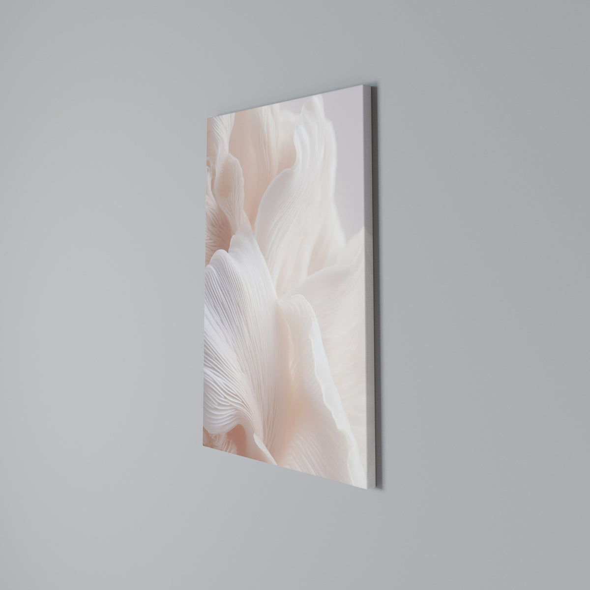 DELICATE PINK HARMONY Cuadro en lienzo vertical