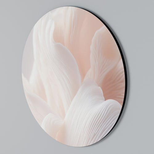 DELICATE PINK HARMONY Arte de pared redondo