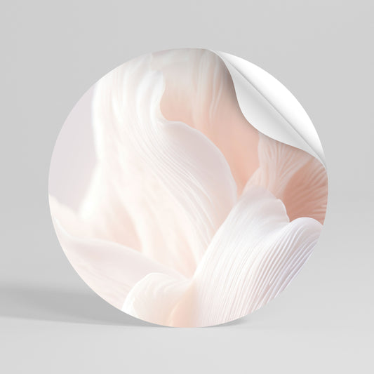 DELICATE PINK HARMONY Vinilo adhesivo redondo