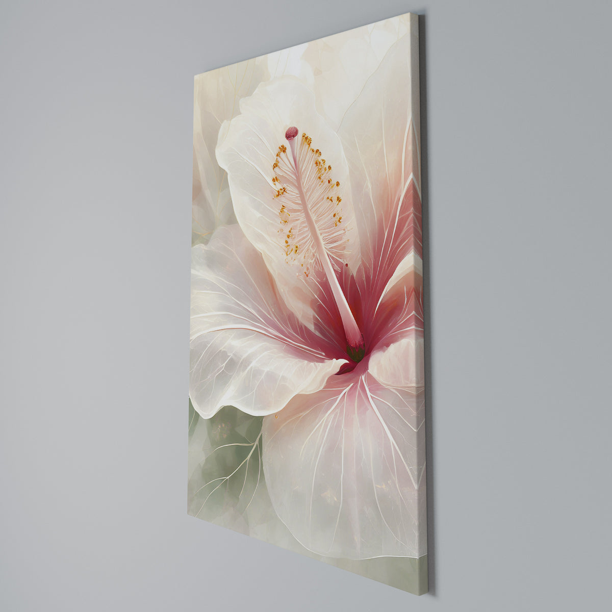 GOSSAMER FLORAL DREAM Cuadro en lienzo vertical