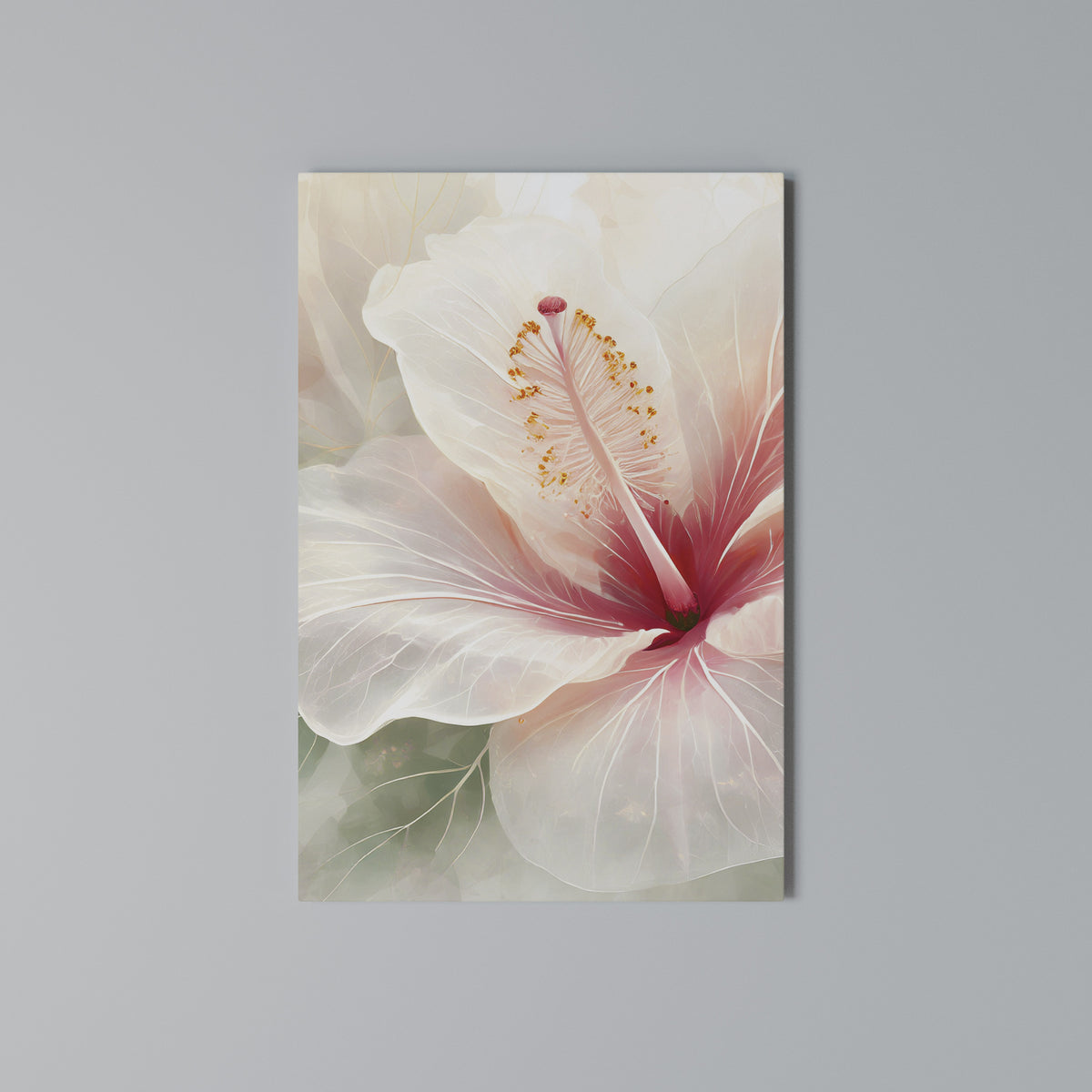 GOSSAMER FLORAL DREAM Cuadro en lienzo vertical