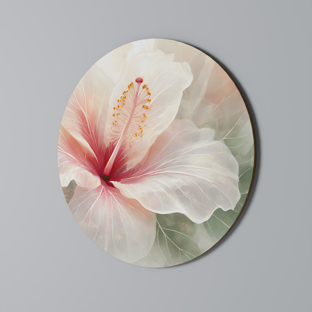 Arte de pared redondo GOSSAMER FLORAL DREAM