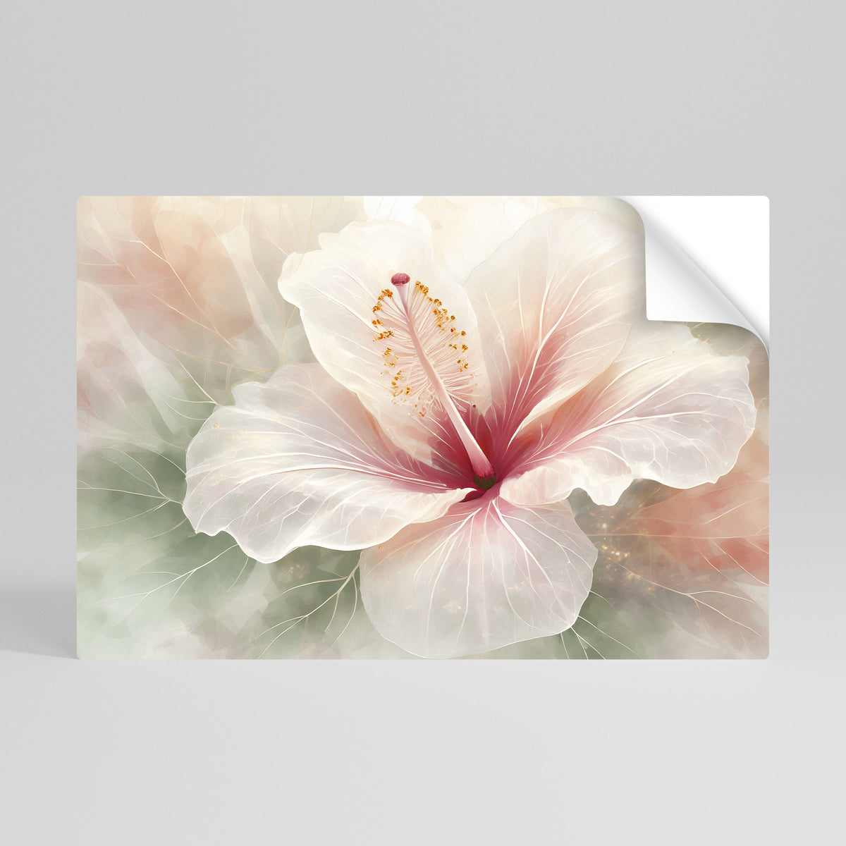GOSSAMER FLORAL DREAM Póster adhesivo horizontal
