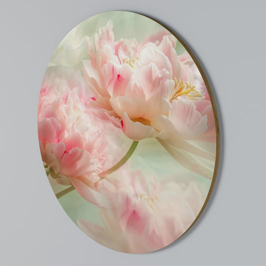 GENTLE HARMONY UNFOLDED Arte de pared redondo