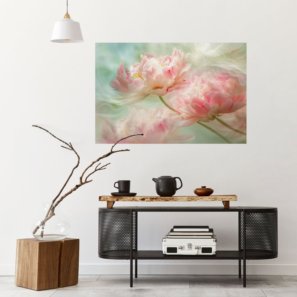 GENTLE HARMONY UNFOLDED Peel and Stick Horizontal Poster