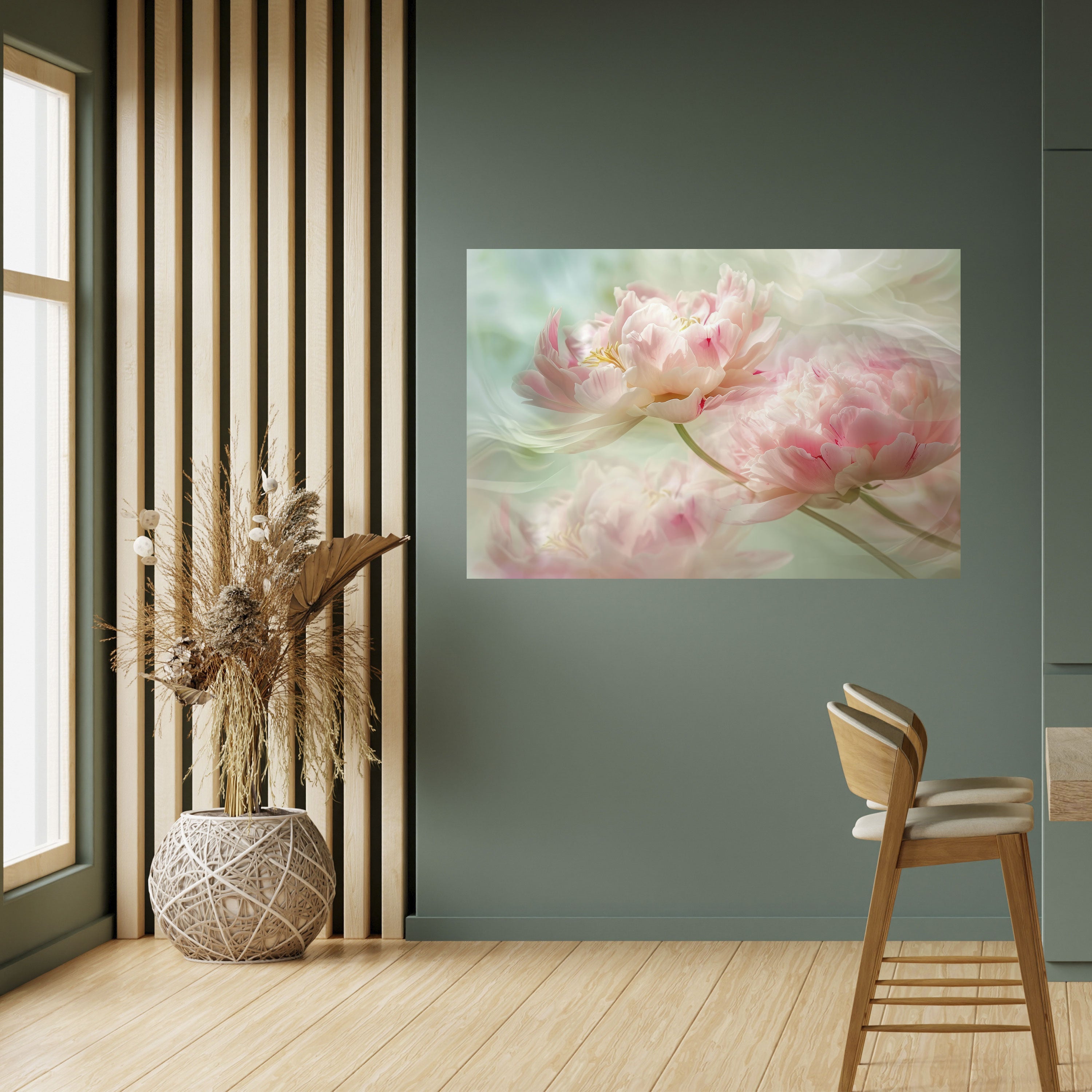 GENTLE HARMONY UNFOLDED Peel and Stick Horizontal Poster