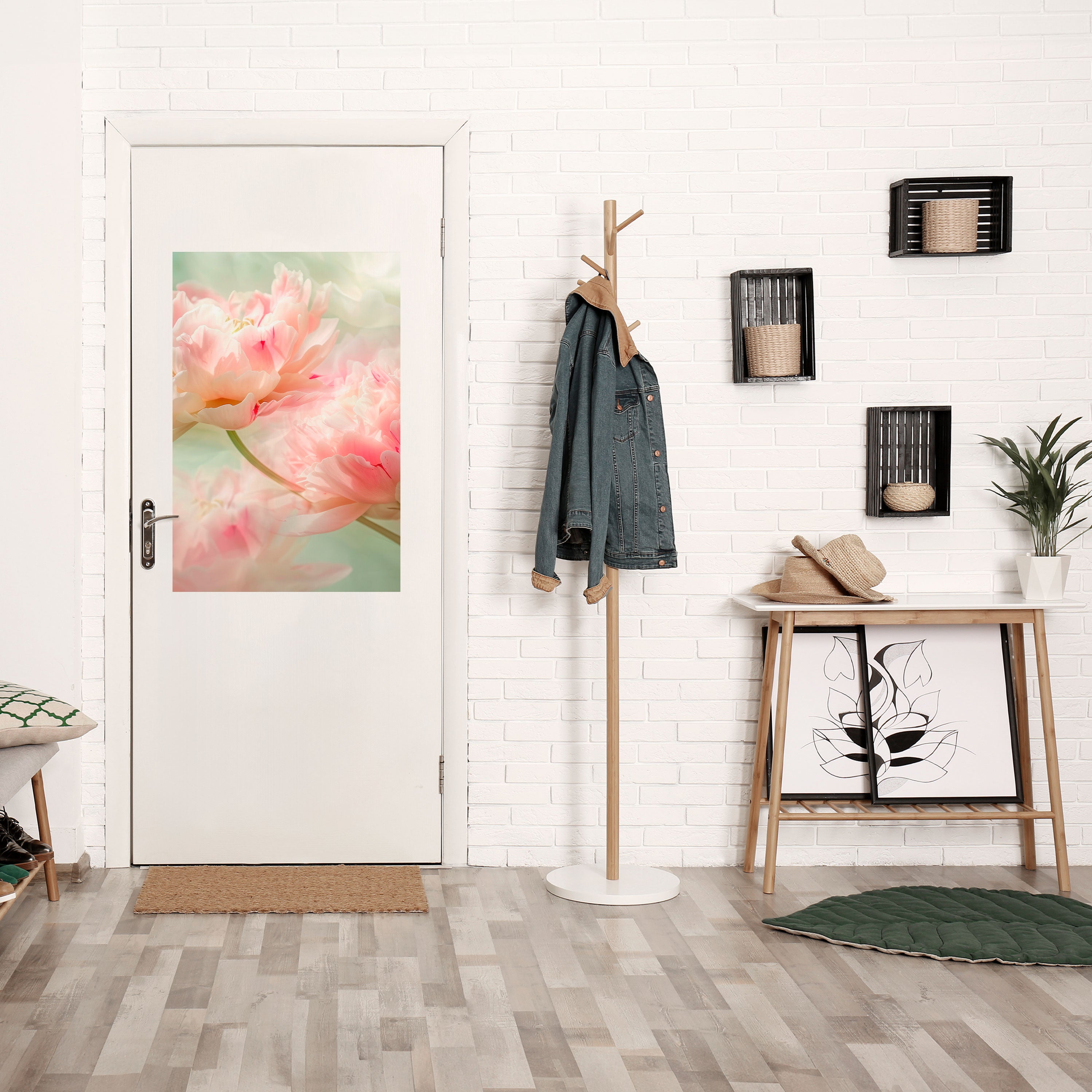 GENTLE HARMONY UNFOLDED Peel and Stick Vertical Poster