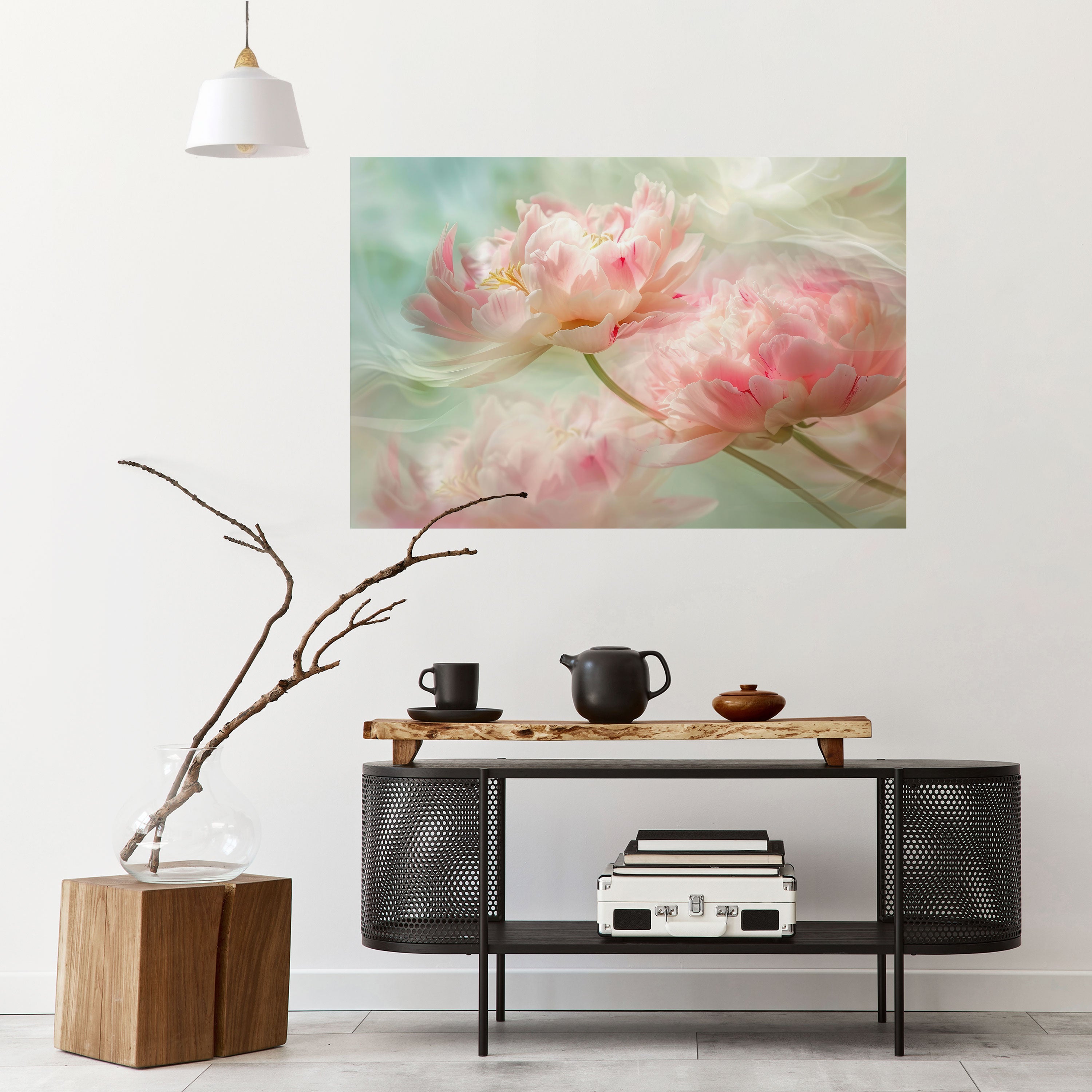 GENTLE HARMONY UNFOLDED Peel and Stick Horizontal Poster