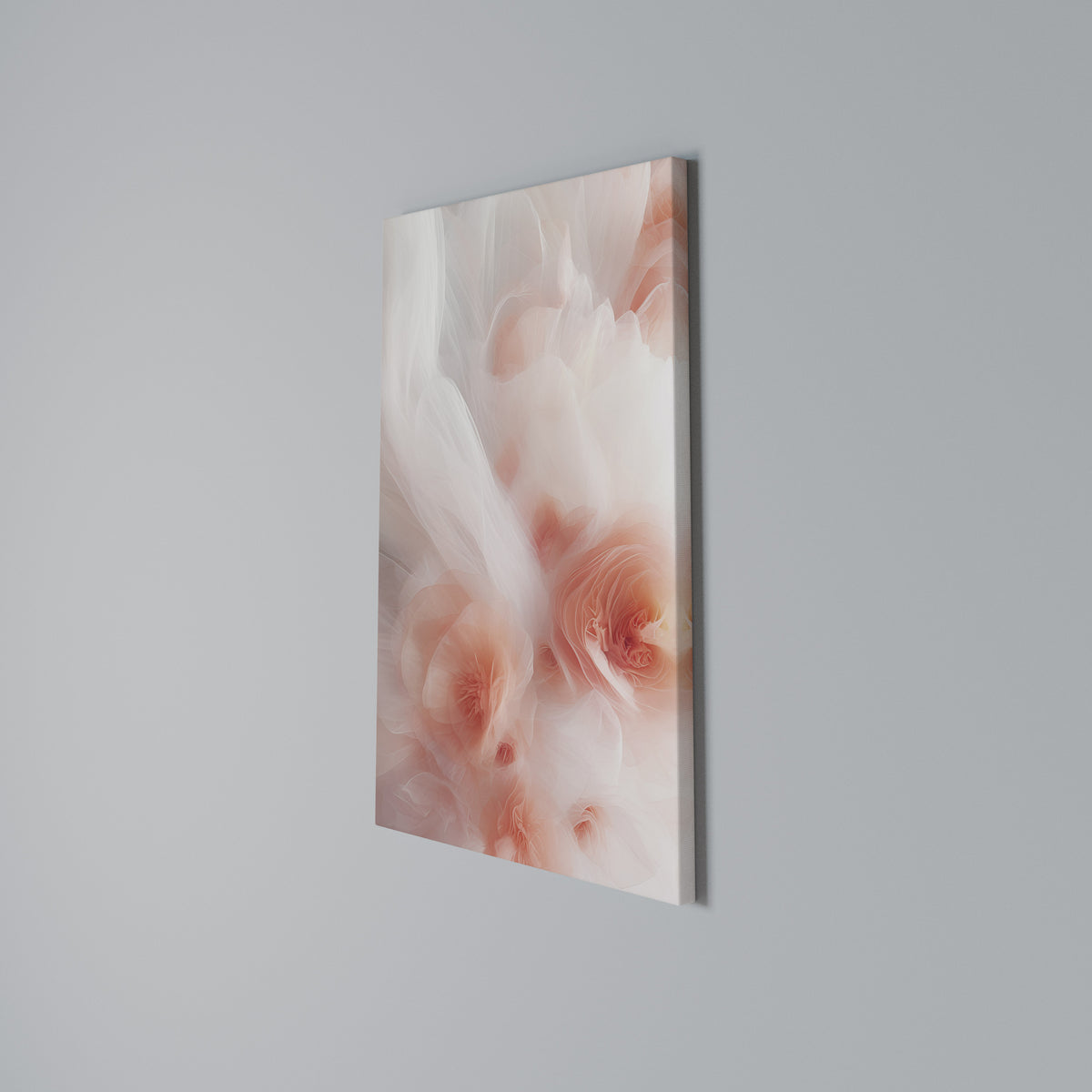 TENDER BLOSSOM VEIL Cuadro en lienzo vertical
