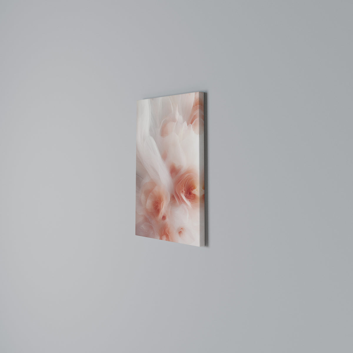 TENDER BLOSSOM VEIL Cuadro en lienzo vertical