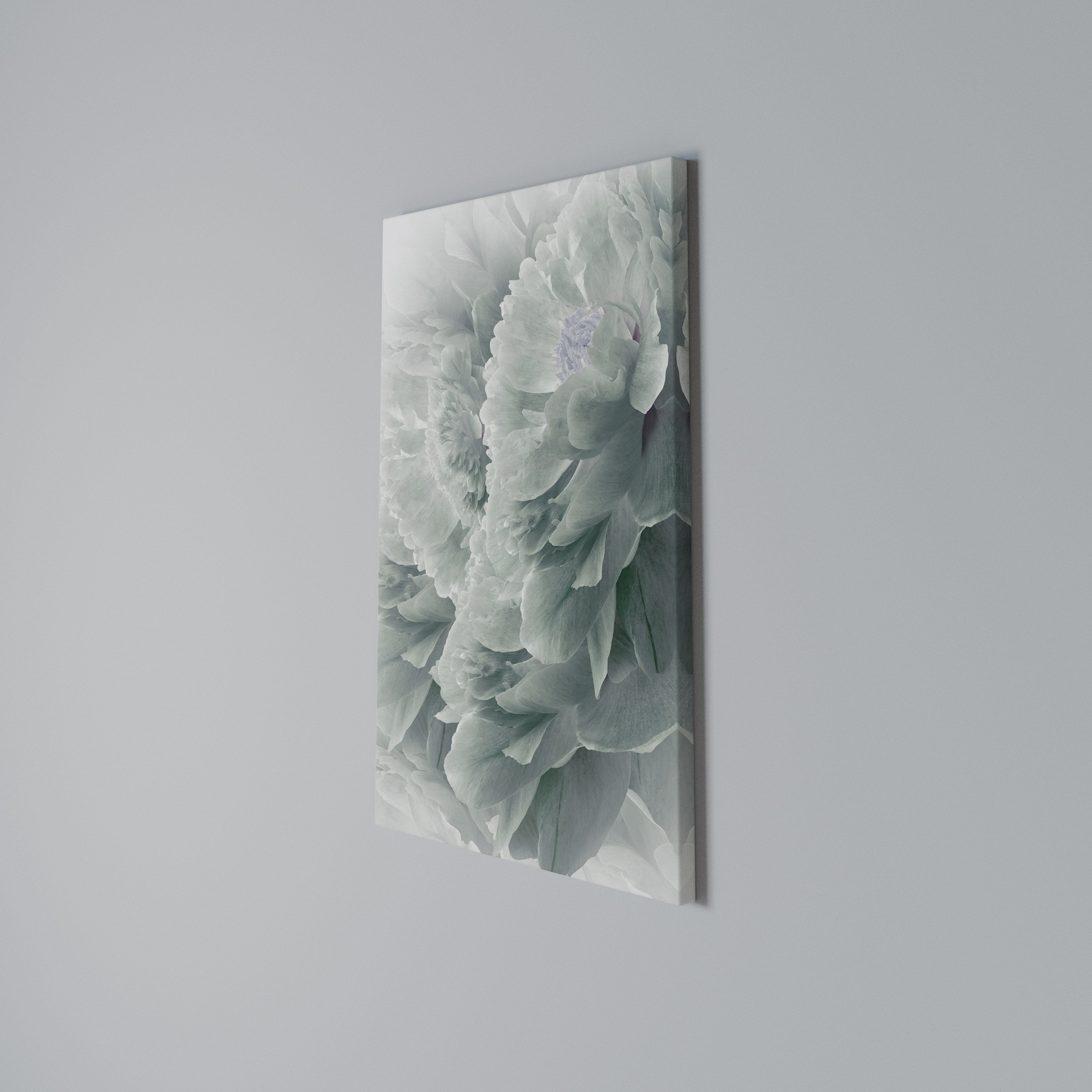 TREE PEONIES Cuadro en lienzo vertical